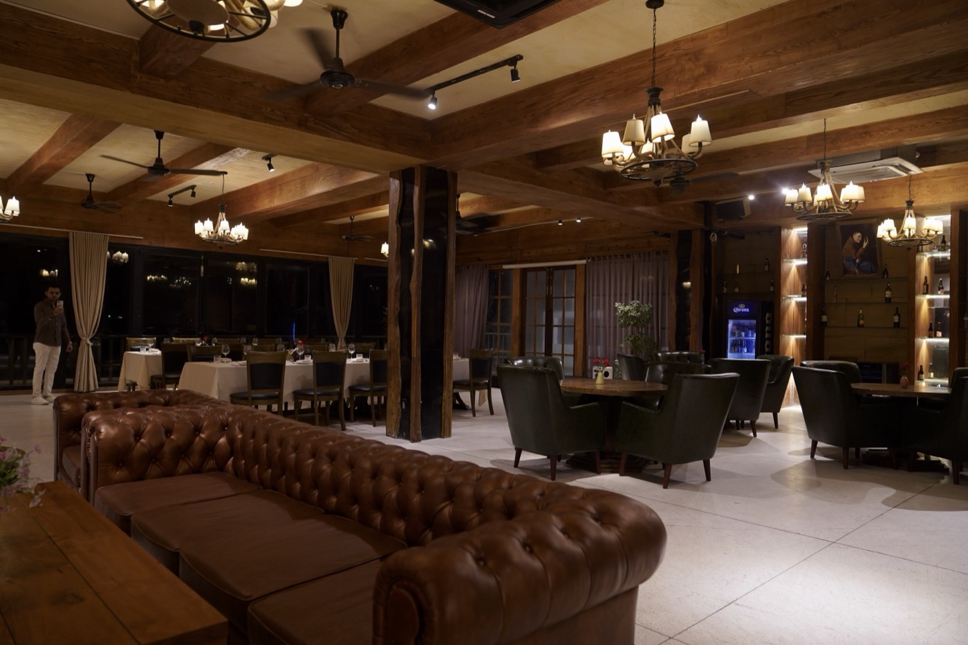 The venue — elegant private dining space