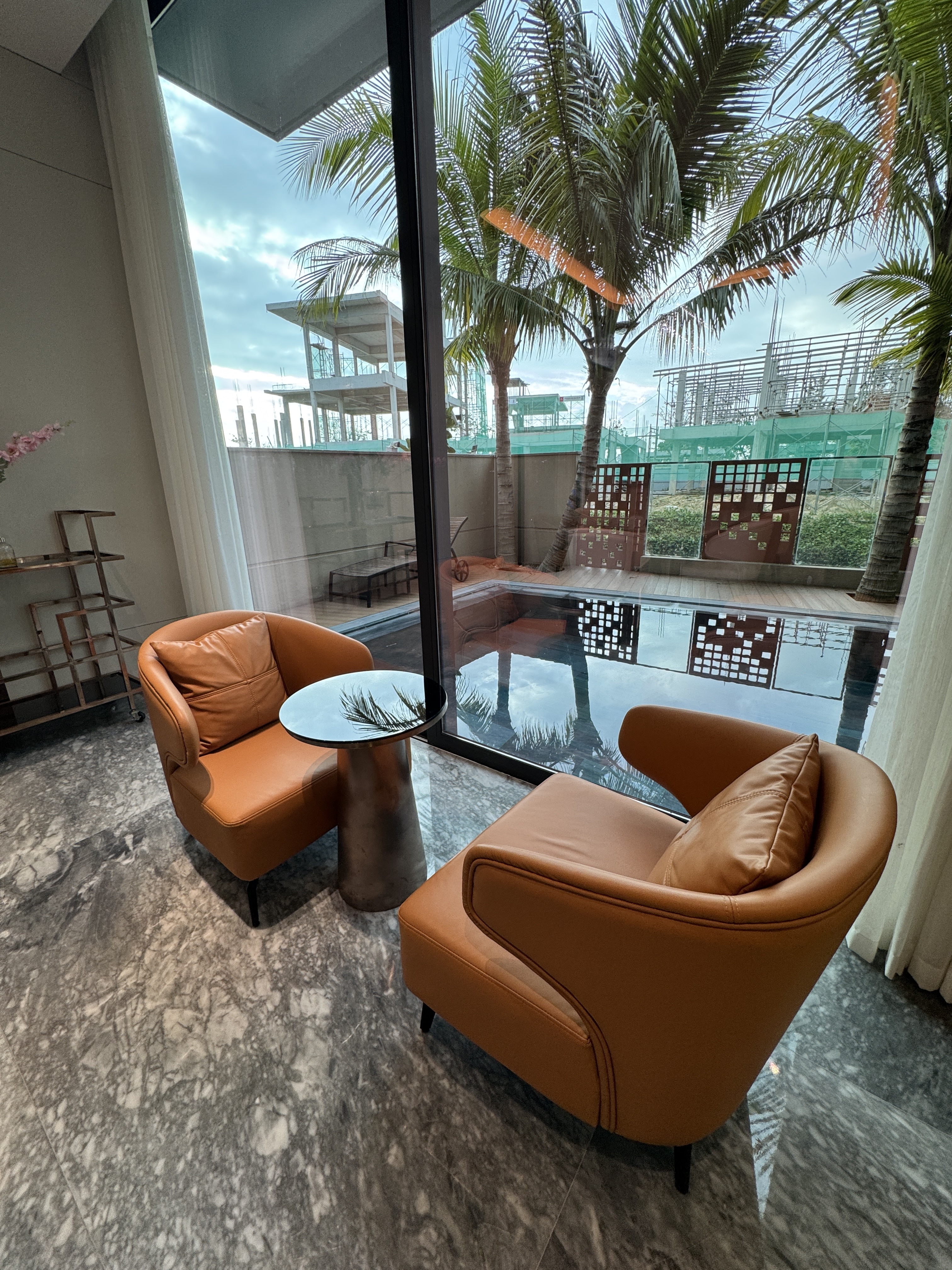 Outdoor space at EcomCure Da Nang villa event venue for ecommerce founders