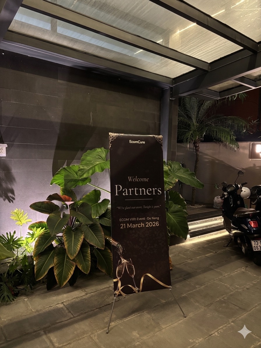 EcomCure ECOM Villa founders night with DTC brand owners in Da Nang 2026